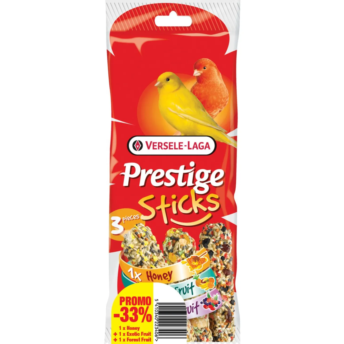 Versele-Laga Prestige Sticks Kanarie Triple Pack Promo - Vogelsnack - 3 stuks
