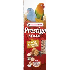 Versele-Laga Prestige Sticks Kleine Papegaaien - Vogelsnack - Noten Rozijn 60 g 2 stuks