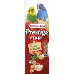 Versele-Laga Prestige Sticks Kleine Parkieten - Vogelsnack - Ei Thijm 60 g 2 stuks