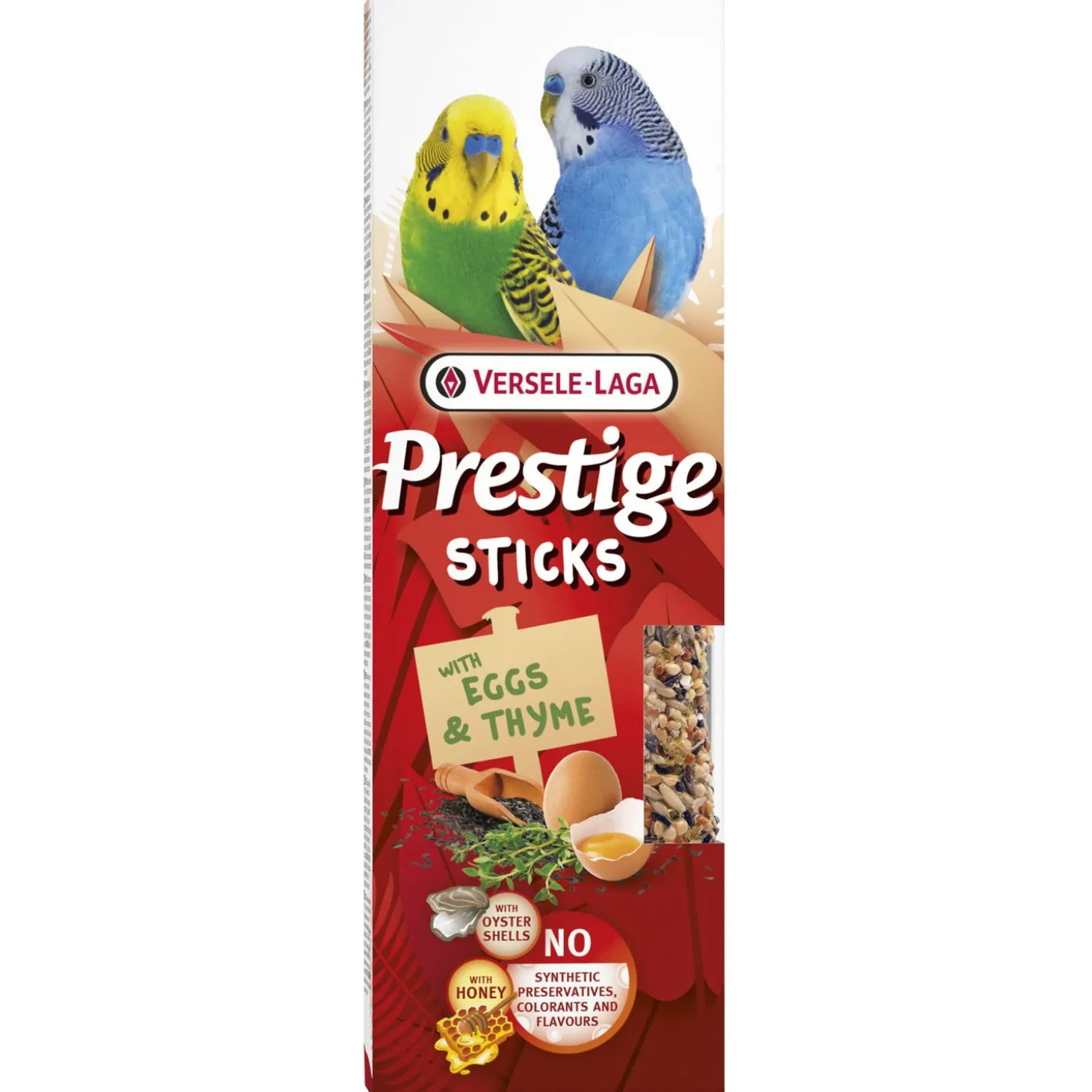 Versele-Laga Prestige Sticks Kleine Parkieten - Vogelsnack - Ei Thijm 60 g 2 stuks