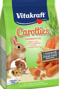 Vitakraft Carotties Knaagdier - Konijnensnack - Wortel 50 g