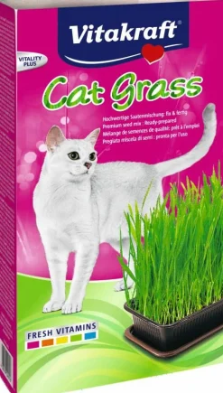 Vitakraft Cat Gras - Kattensnack - Natuur 120 g