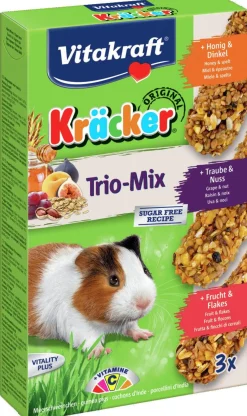 Vitakraft Cavia Kracker 3in1 - Knaagdiersnack