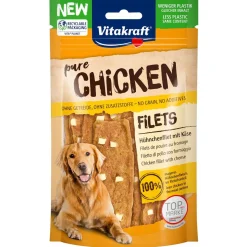 Vitakraft Chicken Kipfilets Met Kaas - Hondensnacks - Kaas 80 g