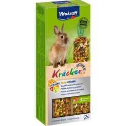 Vitakraft Dwergkonijnkracker Multivitamin - Knaagdiersnack - 2 stuks