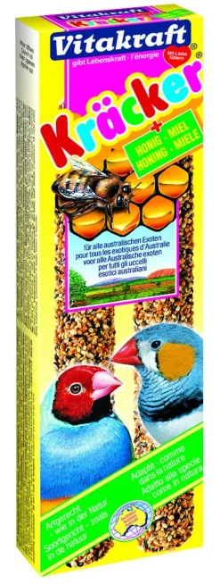 Vitakraft Exoten Honing-Kracker - Vogelsnack - 2 stuks