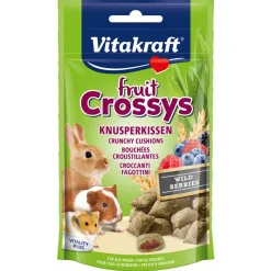 Vitakraft Fruit Crossys Knaagdier - Knaagdiersnack - Bosbessen 50 g