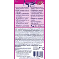 Vitakraft Liquid Snack Met Biotine - Kattensnack - Leverworst 6x15 g