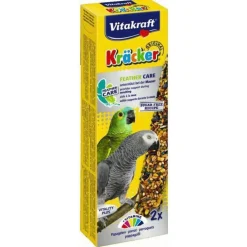 Vitakraft Papegaai Kracker Feathercare - Vogelsnack - 2 stuks