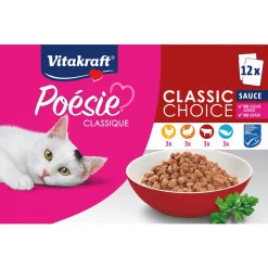 Vitakraft Poésie Classic Choice - Kattensnack - Kip Rund 12x85 g