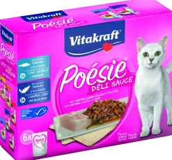 Vitakraft Poésie Multipack Deli Sauce Vis Pouch 6x85 g - Kattenvoer