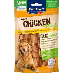 Vitakraft Pure Chicken Veggie Stick - Hondensnacks - Wortel Kip 80 g