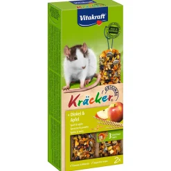 Vitakraft Ratten Kracker Corn/Fruit - Knaagdiersnack - 2 stuks