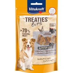 Vitakraft Treaties Bits Superfood - Hondensnacks - Kip Vlierbessen 100 g