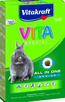 Vitakraft Vitaspecial Senior Dwergkonijn - Konijnenvoer - 600 g