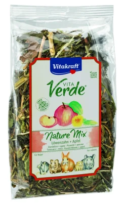 Vitakraft Vita-Verde Paardenbloem/Appel - Knaagdiersnack - 80 g