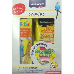 Vitakraft Wereld Dierendag Pakket Vogel - Vogelsnack -