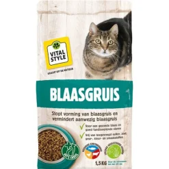 Vitalstyle Blaasgruis - Kattenvoer - 1.5 kg