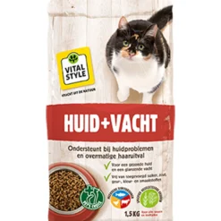Vitalstyle Huid + Vacht - Kattenvoer - 1.5 kg