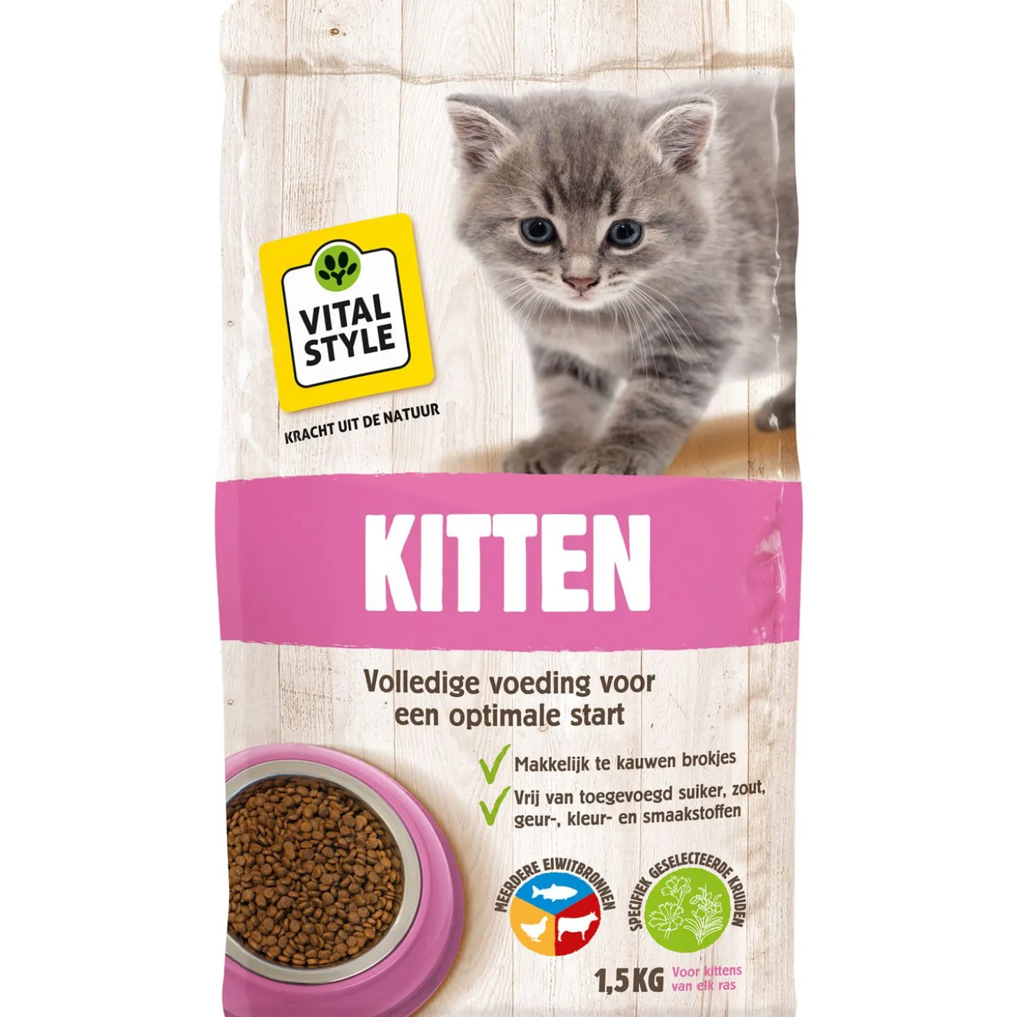 Vitalstyle Kitten - Kattenvoer - 1.5 kg