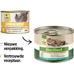 Vitalstyle Overgewicht - Kattenvoer - 200 g