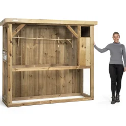 Voldux Volière R1 Rechts - Vogelverblijven - 215x70x185 cm Natural