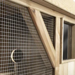 Voldux Volière R1 Rechts - Vogelverblijven - 215x70x185 cm Natural