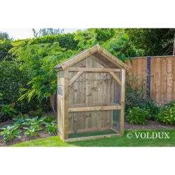 Voldux Volière S1  Deurtje Links - Vogelverblijven - 145x70x190 cm Naturel