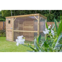 Voldux Volière Toon Links - Vogelverblijven - 300x120x190 cm Natural