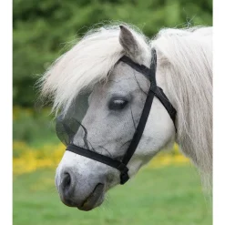 Waldhausen Basis Vliegenmasker Zonder Oren - Anti insect - Zwart Shetty