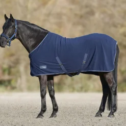 Waldhausen Fleece Deken Economic Met Buik Nachtblauw - Stalbenodigdheden