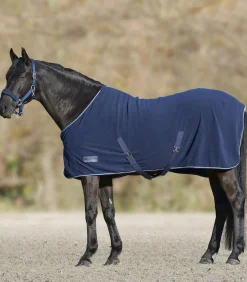 Waldhausen Fleece Deken Economic Met Buik Nachtblauw - Stalbenodigdheden
