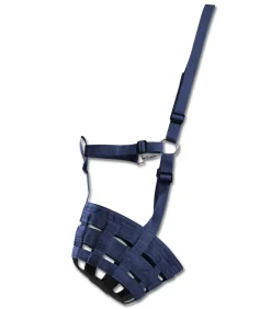 Waldhausen Grasmuilkorf Gevoerd Zwart - Paardenaccessoires