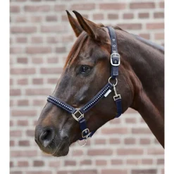 Waldhausen Halter Crystal Antraciet - Paardenhalster