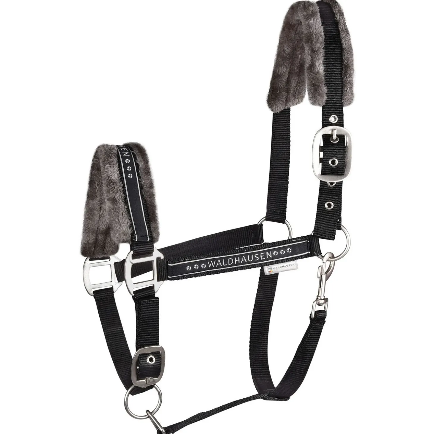 Waldhausen Halter Elegant - Paardenhalster - Zwart Pony