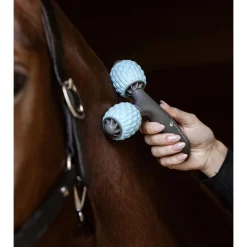 Waldhausen Massagetool Voor Paarden - Borstel & Kam - Grijs Blauw per stuk