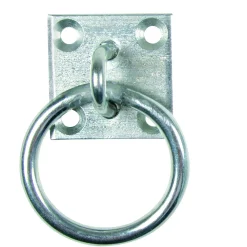 Waldhausen Vastzetrring Muurplaat - Stalbenodigdheden - Ø6.5x5x5 cm Chroom Metaal