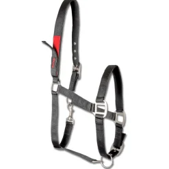 Waldhausen Veiligheidshalster Zwart&Rood - Paardenhalster