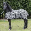 Waldhausen Vliegendeken Zebra - Anti insect - 125 cm Zwart Wit 175