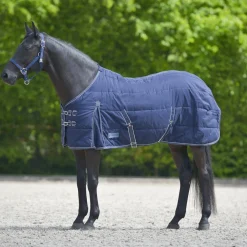 Waldhausen Winter Stal Deken 300 G Marine&Wit - Stalbenodigdheden