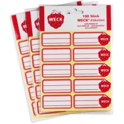 Weck Etiketten 100 Stuks - Inmaken -