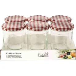 Weck Jampot Twist-Off Deksel 440ml - Inmaken - 6 stuks
