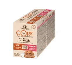 Wellness Core Duos Land&Sea Selection Multi-Pack - Kattenvoer - Mix 6x79 g