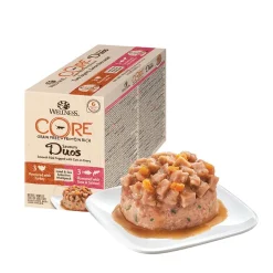 Wellness Core Duos Land&Sea Selection Multi-Pack - Kattenvoer - Mix 6x79 g