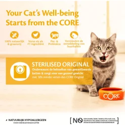 Wellness Core Grain Free Cat Sterilised Kip&Kalkoen - Kattenvoer