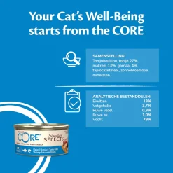 Wellness Core Signature Selects Flaked 79 g - Kattenvoer