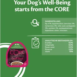 Wellness Core Small Breed Savoury Medleys 85 g - Hondenvoer