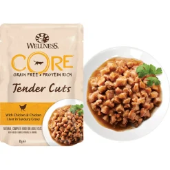 Wellness Core Tender Cuts Chicken Selection - Kattenvoer - Kip 6x85 g