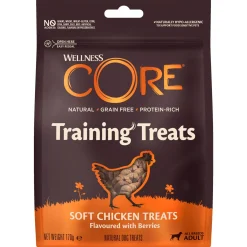 Wellness Core Training Treats Chicken Flavoured With Berries - Hondensnacks - Kip Bessen 170 g Voor Volwassen Honden Van Alle Rassen