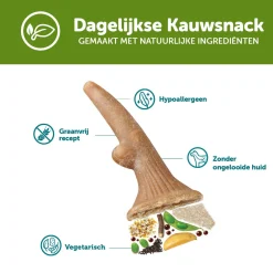 Whimzees Antler Stazak - Hondensnacks - 12 stuks Medium